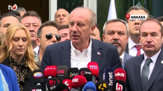 Muharrem İnce Cumhurbaşkanı Adaylığından Çekildiğini Açıkladı