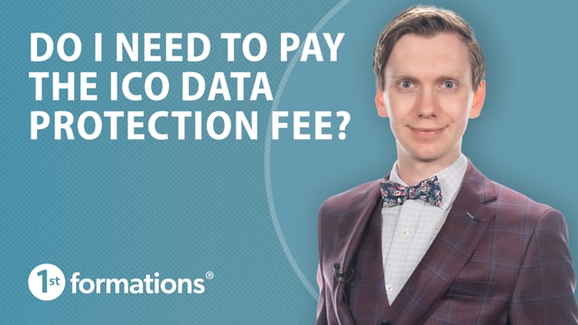 Do I need to pay the ICO data protection fee?
