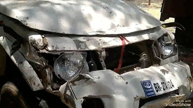 जम्मू गाय गांव से पुलिस ने एक क्षतिग्रस्त बोलेरो वाहन को किया बरामद