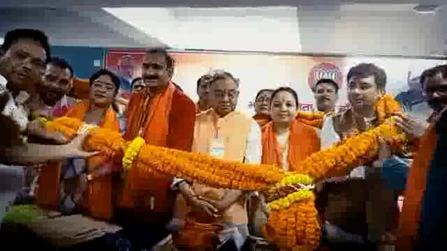 अमरपुर प्रखंड मुख्यालय स्थित सम्राट अशोक भवन में भाजपा जिला कार्यसमिति की हुई बैठक ।