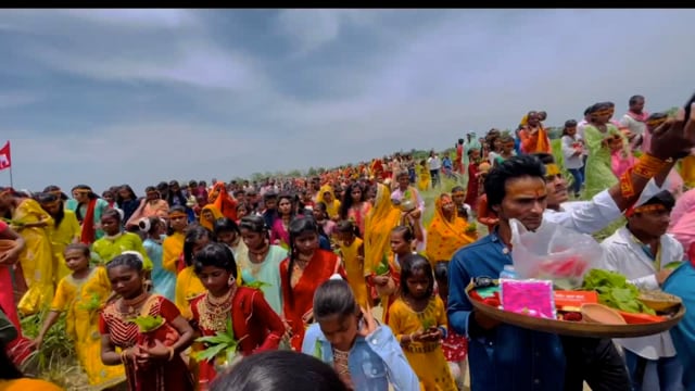 सुगौली के मनसिंघा के रौशनपुर सपहा में श्री राम महायज्ञ का हो रहा है आयोजन,बुधवार को निकाली गई जल यात्रा।