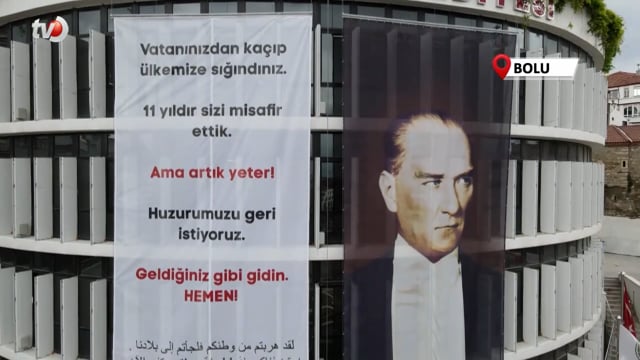 Seçim Yasaklarına Aykırı Olduğu Gerekçesiyle Pankart İndirildi