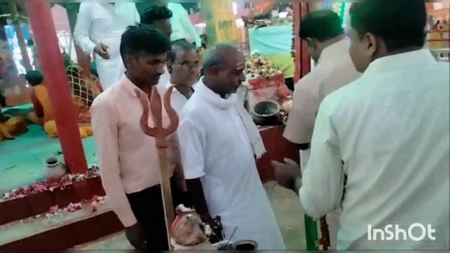 *श्री श्री 1008 महारुद्र में बेलहर विधायक ने की समीक्षा,क्षेत्र में श्रृदुलुओ की बड़ी भीड़*