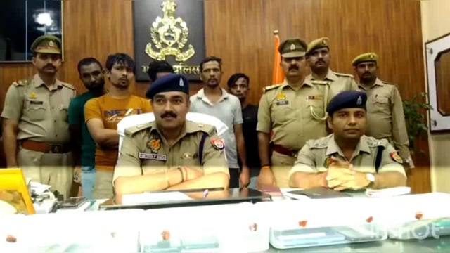 थाना गोविंद नगर पुलिस को मिली फिर बड़ी सफलता 22 चोरी के मोबाइल सहित 5 मोबाइल चोरों को गिरफ्तार किया