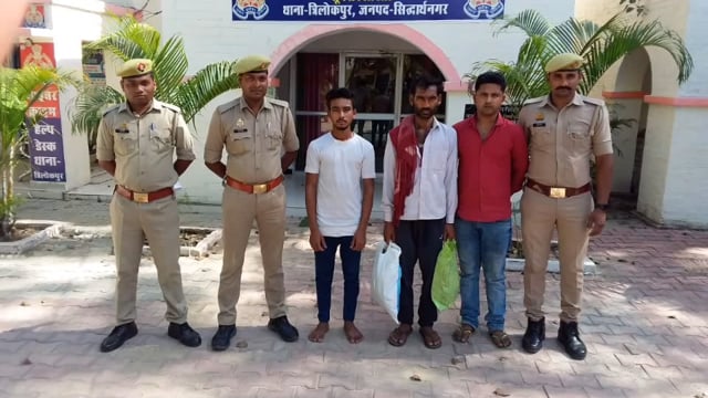 त्रिलोकपुर पुलिस द्वारा दो अभियुक्तों को चिताही व एक अभियुक्त को सिकरा से गिरफ्तार कर भेजा गया न्यायालय