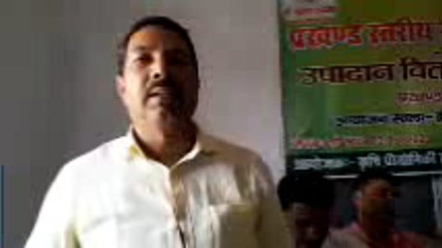 चेवाड़ा ई कृषि कार्यालय में खरीफ महोत्सव को लेकर एक कार्यशाला का किया गया आयोजन.