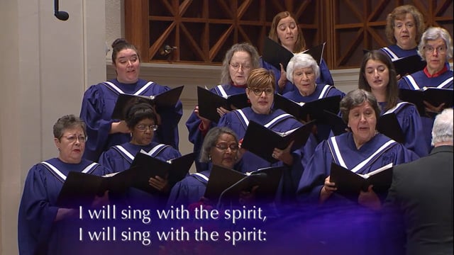 “I Will Sing with the Spirit”