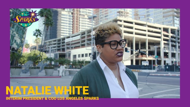 Black Excellence at Work - Natalie White - LA Sparks