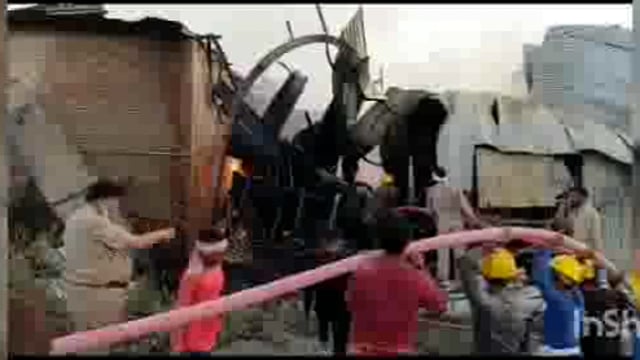 प्रेम मंदिर के स्टोर रूम में लगी भीषण आग, मचा हड़कंप