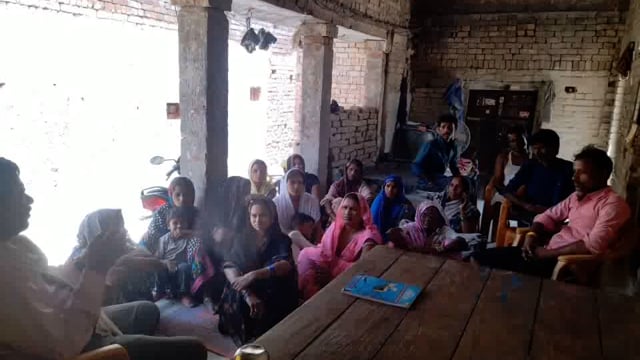 भरवठिया मुस्तहकम में माता समूह की हुई बैठक माता व शिशु के देखभाल की दी गई जानकारी