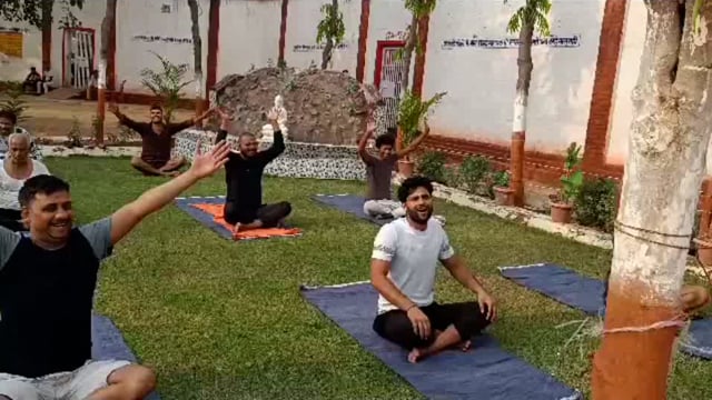 जिला कारागार में मनाया गया अमृत योग सप्ताह अंतर्राष्ट्रीय योग दिवस के अवसर पर हुआ अमृत योग सप्ताह का समापन