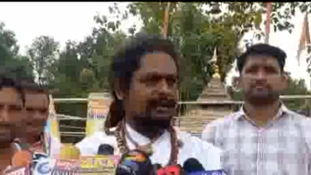 ग्राम महादेव नंगा में महंत स्वामी दास ने प्रशासन को दी चेतावनी मंदिर तक रास्ता नहीं बना तो बैठूंगा आमरण अनशन पर