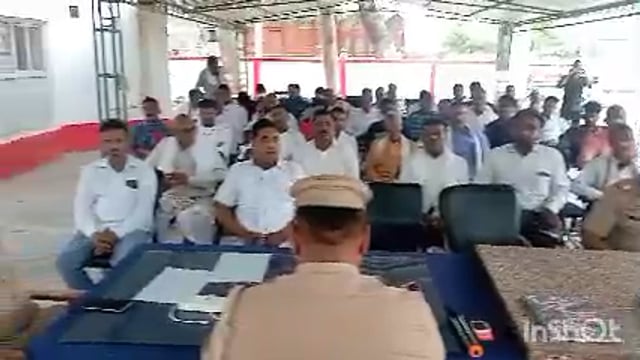 थाना कोतवाली इटियाथोक पर पीस कमेटी की बैठक का हुआ आयोजन