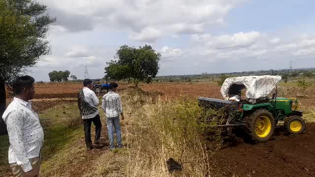 नागलगाव परिसरात तुरळक ठिकाणी पेरणीला सुरुवात