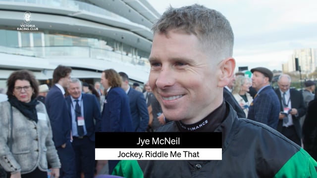 Jye McNeil on Riddle Me That's surprise victory