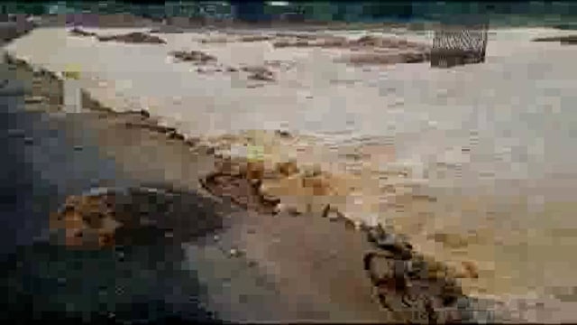 पंजवारा की चीर नदी पर बना डायवर्सन मानसून की बारिश को नहीं झेल पाया, वाहनों के आवाजाही पर रोकडायवर्सन 