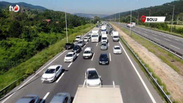 Bolu Dağı'ndan Bir Milyonu Aşkın Araç Geçti