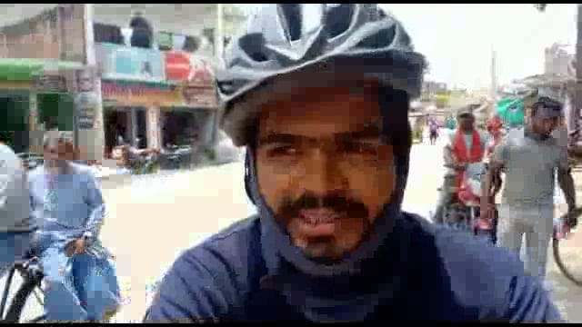 साइकिल से देश भ्रमण पर निकला युवक पहुंचा अमरपुर पर्यावरण संरक्षण को लेकर लोगों को कर रहा है जागरूक
