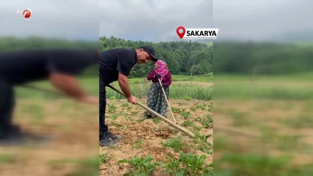 Vali Kaldırım, Eline Aldığı Çapayla Vatandaşa Yardım Etti