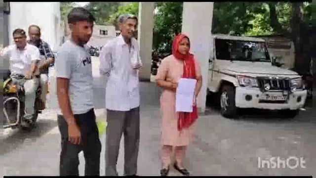 पति की हत्या का नामजद लोगों पर पत्नी ने लगाया आरोप वरिष्ठ पुलिस अधीक्षक कार्यालय पहुंची