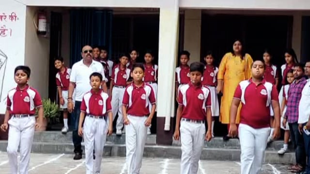 एम के पब्लिक स्कूल में खेल कुद प्रतियोगिता का आयोजन किया गया 