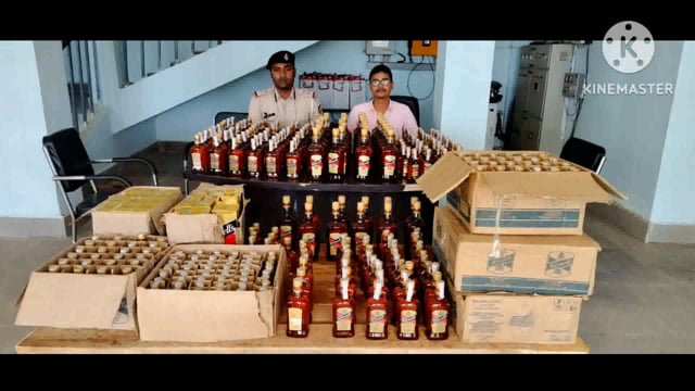 बांका के सुईया पुलिस ने भारी मात्रा में विदेशी शराब किया जब्त 