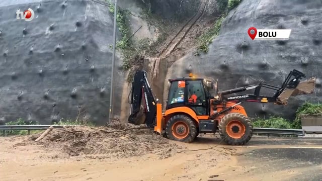 Bolu Dağı Tüneli’nde Heyelanın İzleri Siliniyor