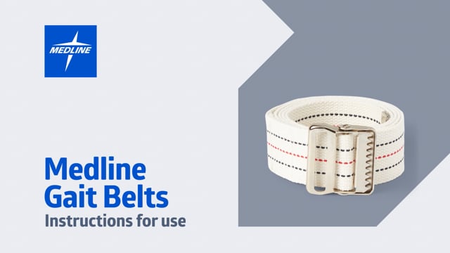 Product video: Medline Wipeable Gait Belts