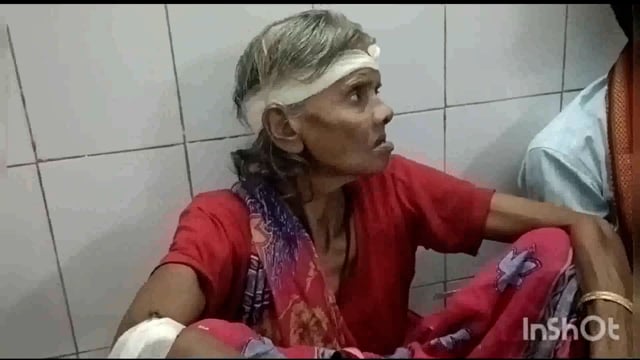 लखीसराय जिले के कजरा थाना क्षेत्र के मदनपुर साईं स्थान के समीप टोटो पलटने से एक वृद्ध महिला हुई जख्मी 