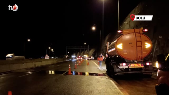 Bolu Dağı Tüneli İstanbul İstikameti 30 Saatin Ardından Trafiğe Açıldı