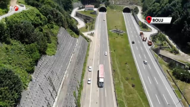 Bolu Dağı Tüneli’ndeki Son Durum Dron İle Görüntülendi