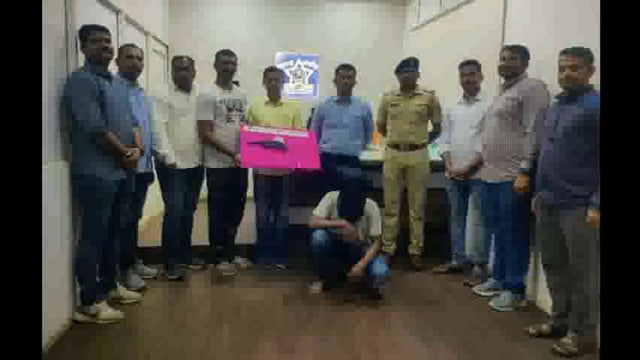 पाचवा मैल येथे अवैध हत्यार घेऊन फिरणाऱ्यास एलसीबीने केले जेरबंद