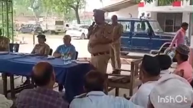 इटियाथोक थाना कोतवाली परिसर में पीस कमेटी की बैठक का हुआ आयोजन