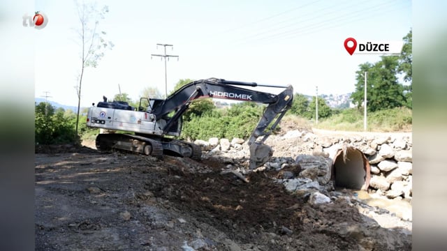 Konuralp’te Yıkılan Köprü Yeniden İnşa Edildi