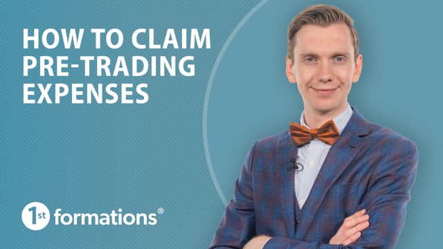 Thumbnail for video titled How to claim pre-trading expenses.