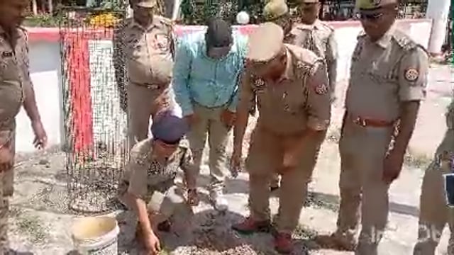 थाना कोतवाली  इटियाथोक परिसर में हुआ वृक्षारोपण