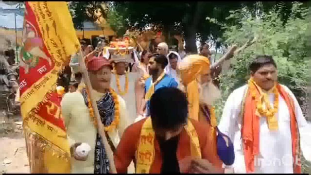 भीम गांव में रामदास बाबा खुशाली मंदिर पर 24 जुलाई से 30 जुलाई तक भागवत कथा का होगा आयोजन कलश यात्रा निकाली गयी