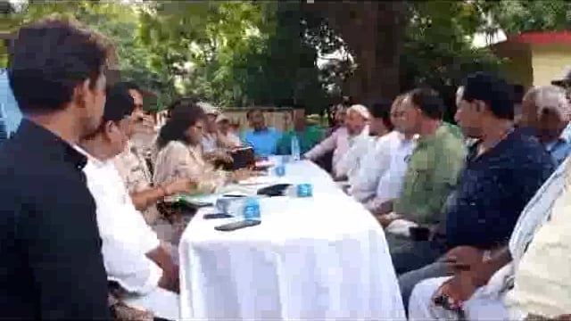 मुहर्रम पर्व को लेकर शांति समिति बैठक हुई आयोजित एसडीएम ने दिया कई निर्दश 