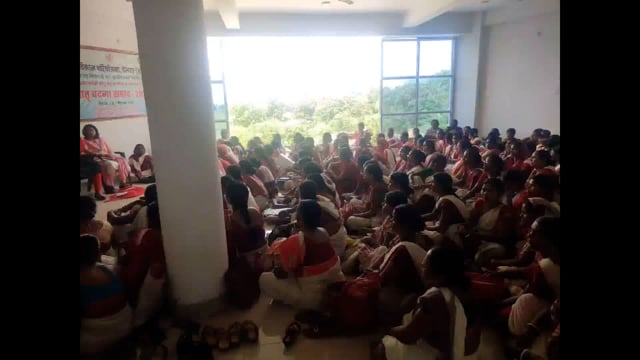 *बेलहर में आंगनवाडी सेविकाओं ने किया इंद्रधनुष कार्यक्रम का बहिष्कार, सौंपा ज्ञापन*