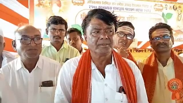 शंभू उमरगा येथे अखंड हरिनाम साप्ताहाची सुरुवात,ह.भ.प.नावंदे गुरुजी