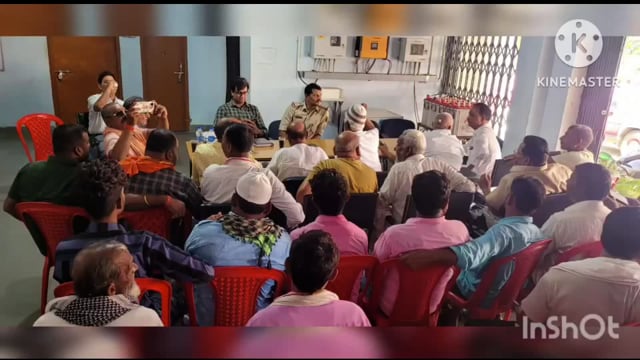 सूरजगढ़ा-मुहर्रम पर्व को लेकर सूरजगढ़ा थाने में जनप्रतिनिधियों के साथ थाना अध्यक्ष द्वारा हुई शांति समिति की बैठक