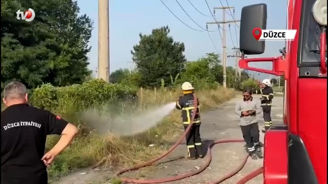 Elektrik Telleri Otluk Alanı Yaktı