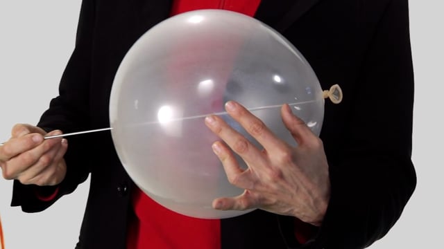 Video Spillone attraverso palloncino