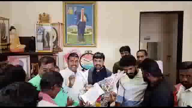 बहुजन विकास अभियानाचे कॅबिनेट मंत्री संजय बनसोडे यांच्याकडे विविध मागण्याचे निवेदन