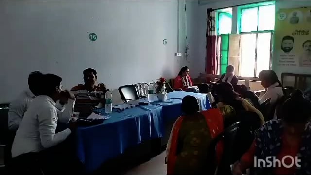 एनम की समीक्षा बैठक आयोजित सीएचसी अधीक्षक ने की अध्यक्षता