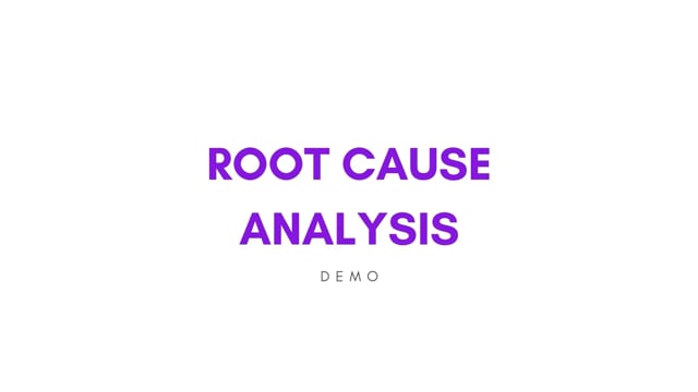 Detect Root Causes. Accelerate Resolution.
