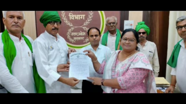 भाकियू चढूनी के  मंडल अध्यक्ष रामवीर सिंह तोमर के नेतृत्व किसान समस्याओं को लेकर एसडीएम महावन , तहसीलदार महावन को ज्ञापन