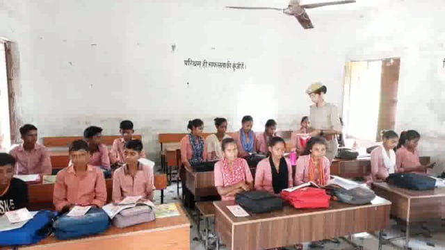 शक्ति  दीदी अभियान के क्रम में बभनी प्राथमिक विद्यालय में बच्चों को किया गया जागरूक