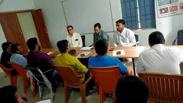 सिरदला में अनुमंडल कृषि पदाधिकारी रजौली ने कृषि कर्मियों के साथ की बैठक