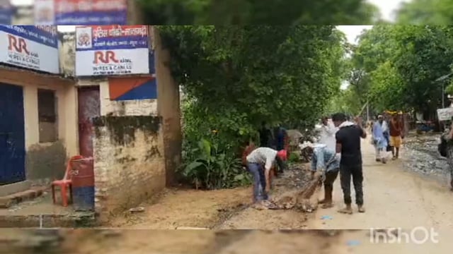 नेशनल मीडिया न्यूज़ एजेंसी की खबर का हुआ असर मानागढ़ी में व्याप्त गंदगी के अम्बारों की हुयी सफाई